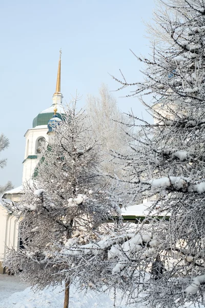 Alte orthodoxe Kirche in Irkutsk — Stockfoto