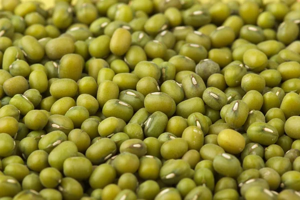 Abstract background: Green mung beans — Stock Photo, Image