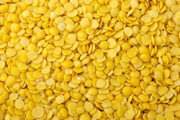 Yellow split lentils — Stock Photo, Image