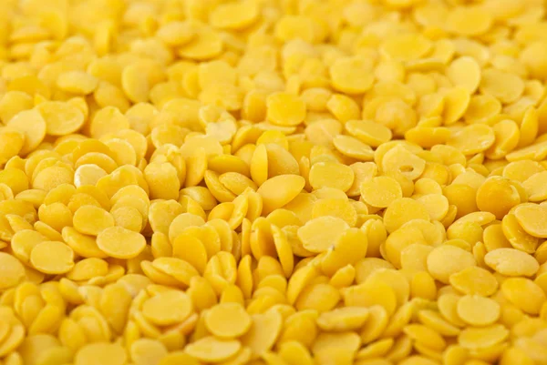 Gele split linzen — Stockfoto