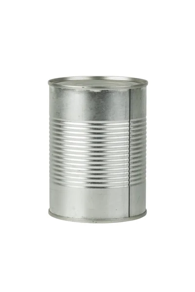 完整的锡罐 — 图库照片