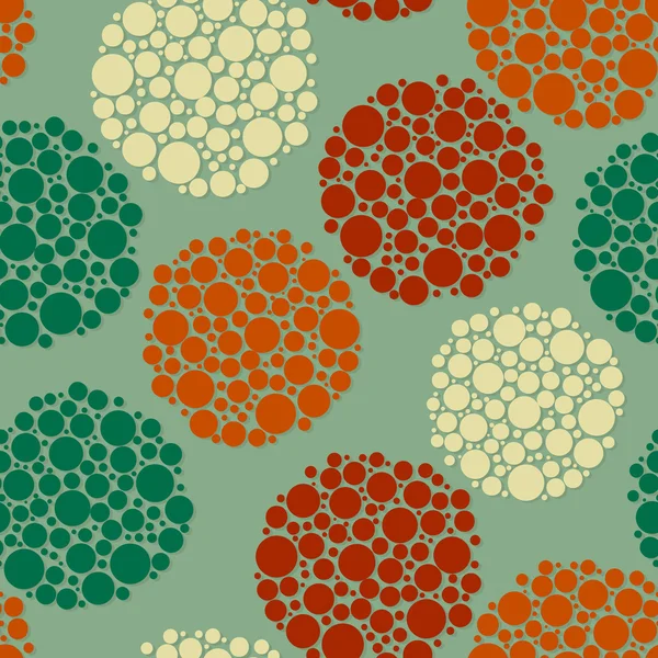 Vector patrón abstracto con bolas de colores — Archivo Imágenes Vectoriales