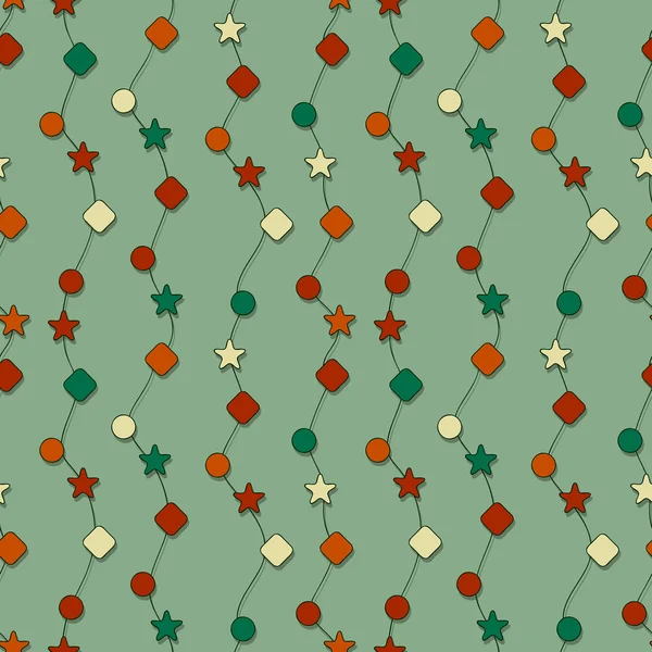ベクトルのクリスマス wraipping ・紙のシームレスなパターン — ストックベクタ