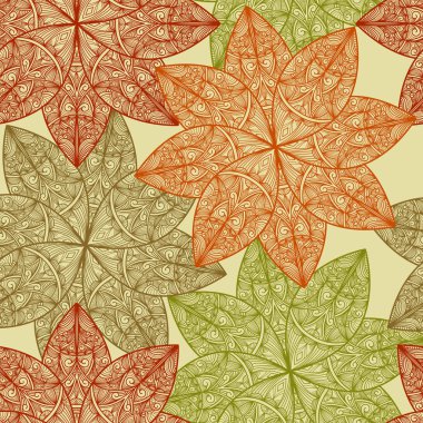 Vector Seamless Floral Pattern clipart