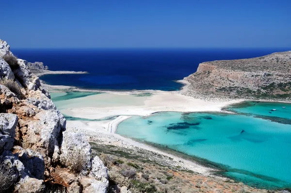 Gramvousa ve balos. Crete, Yunanistan — Stok fotoğraf