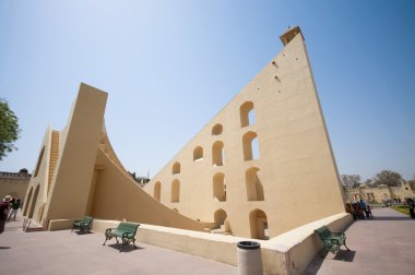 Astronomical observatory Jantar Mantar - Jaipur, Rajasthan, India clipart