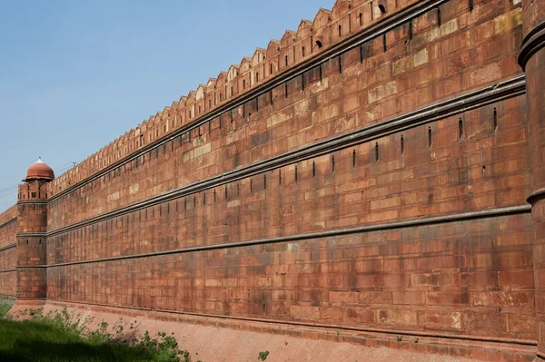 Red fort eski Delhi, Hindistan — Stok fotoğraf