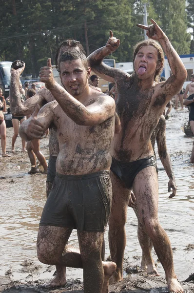 stock image KOSTRZYN, POLAND - AUGUST 02: Przystane Woodstock Festival.