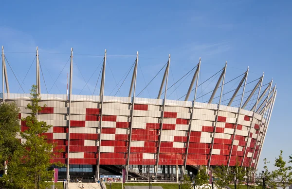 ВАРШАВА, ПОЛЬША - 16 июня: Национальный стадион на W — стоковое фото