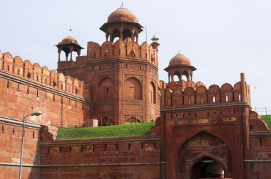 Red Fort in Old Delhi, India clipart