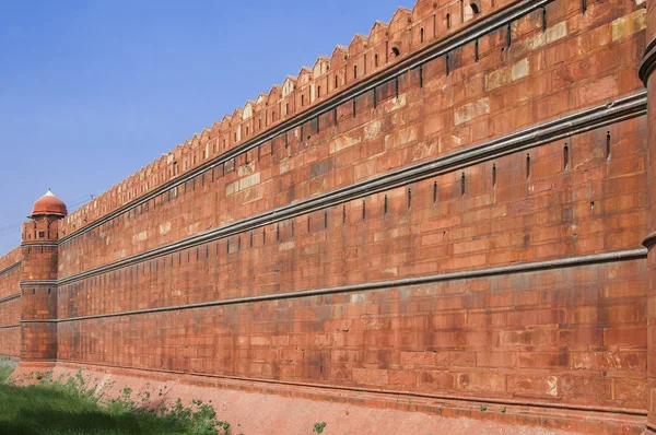Czerwony fort w old delhi, Indie — Zdjęcie stockowe