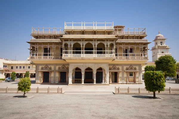 Mubarak mahal w mieście palace w jaipur, india — Zdjęcie stockowe