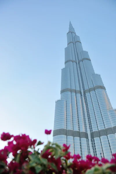 Rascacielos dubai burj khalifa — Foto de Stock