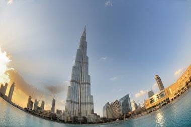 Dubai Burj Khalifa gökdeleni