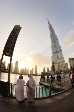 Dubai Burj Khalifa gökdeleni