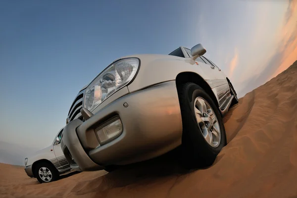 砂漠サファリの車 — ストック写真