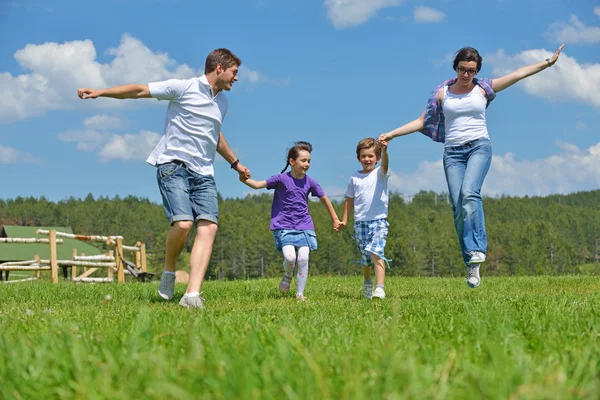 Happy young family have fun outdoors Stock Photo by ©.shock 11697633