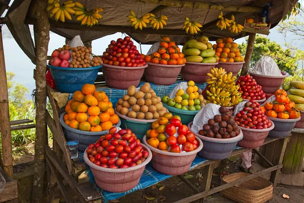 Markt voor fruit — Stockfoto