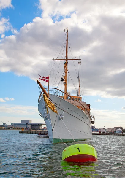 Данська Королівська яхти — стокове фото