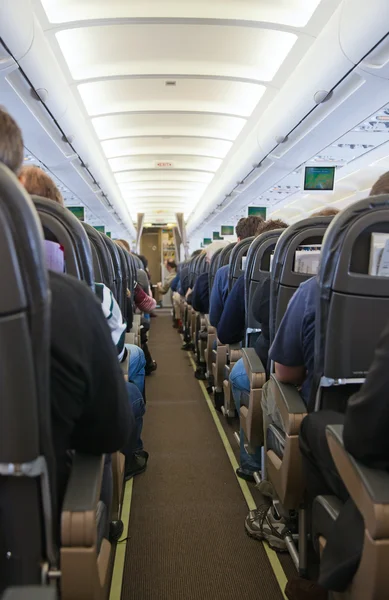 Luftfartøjets kabine - Stock-foto