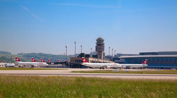 Letiště v Curychu — Stock fotografie