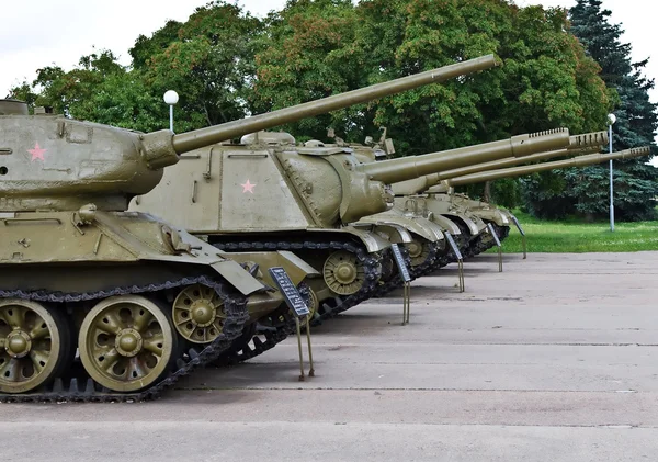 Rosyjskie czołgi — Zdjęcie stockowe