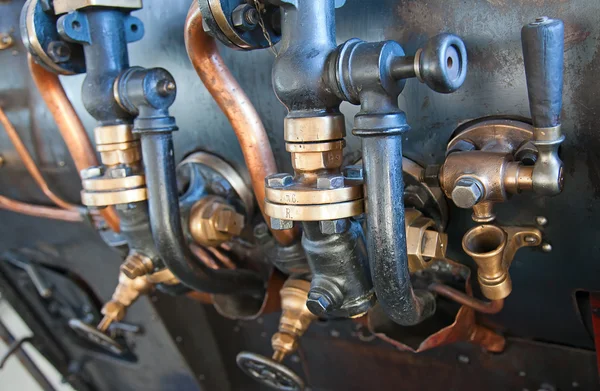 Brass valves — Stock Photo, Image