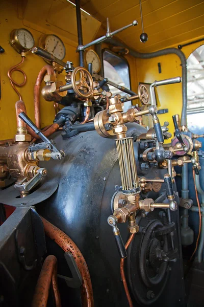 Motor de tracción con motor de vapor — Foto de Stock