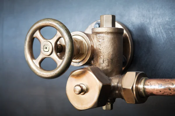 Brass valve — Stock Photo, Image