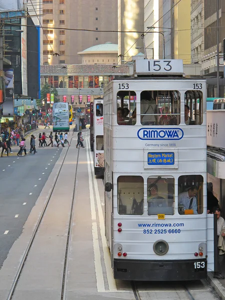 Tram di Hong Kong Fotografia Stock