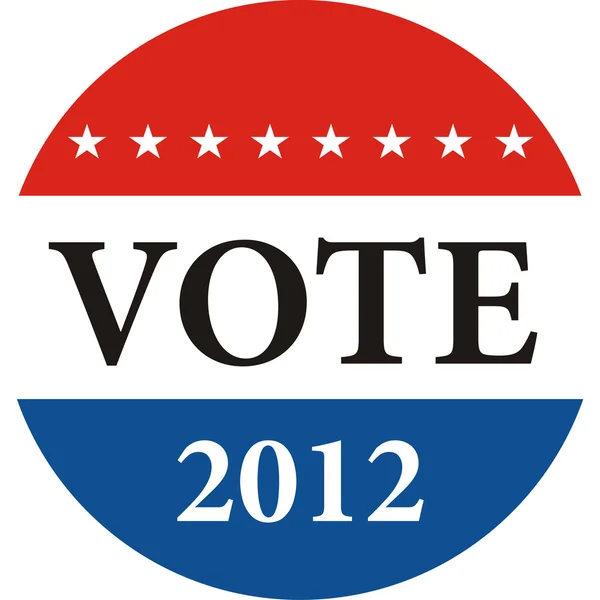 Omröstning badge — Stockfoto
