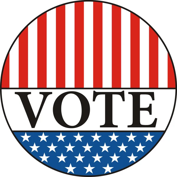 Vote badge — Stock Photo, Image