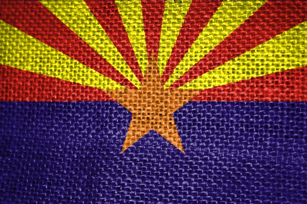 Bandera del Estado de Arizona — Foto de Stock