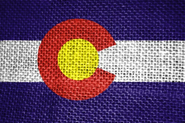 科罗拉多州州旗 — 图库照片