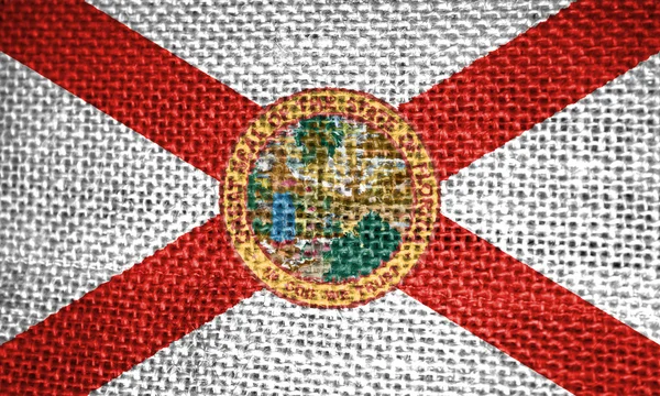 佛罗里达州州旗 — 图库照片