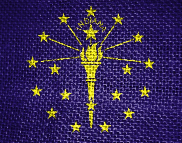 Indiana state flag — Stock Photo, Image