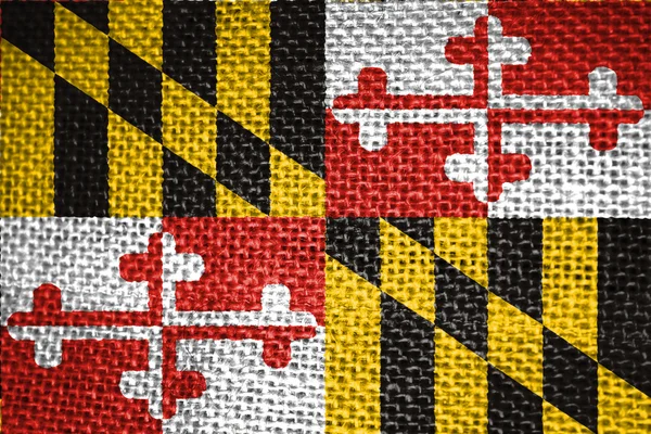 Flaga stanu Maryland — Zdjęcie stockowe