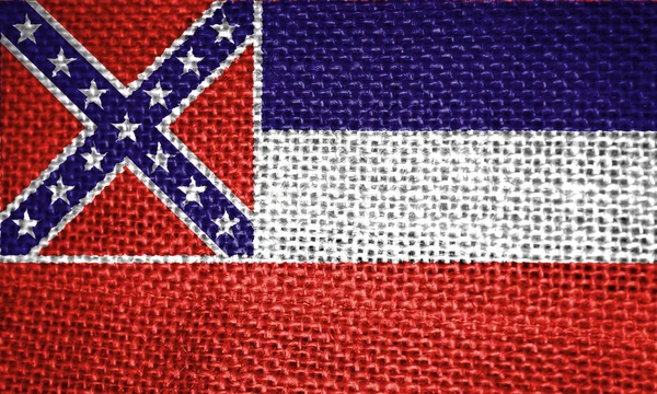 Bandera del Estado de Mississippi — Foto de Stock