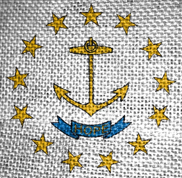 Bandeira do Estado de Rhode Island — Fotografia de Stock