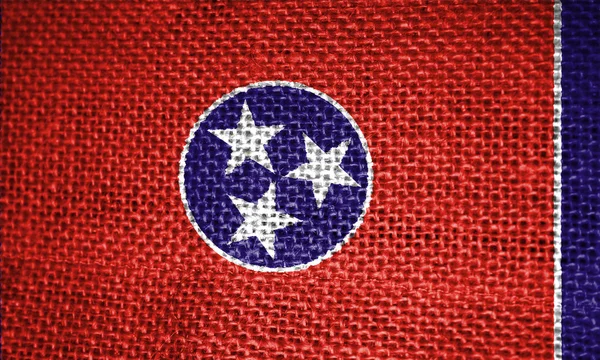 Flaga stanu Tennessee — Zdjęcie stockowe