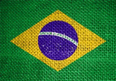 Flag of brazil clipart