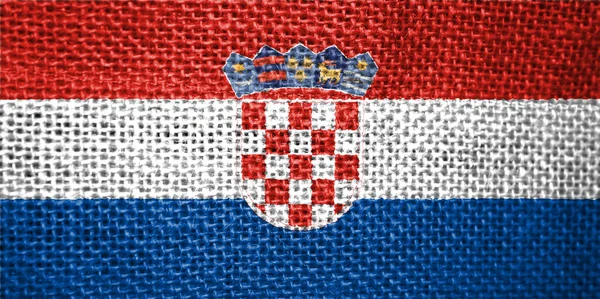 Flag of croatia — Stock Photo, Image