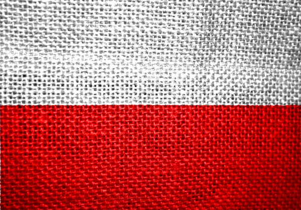 Vlag van Polen — Stockfoto