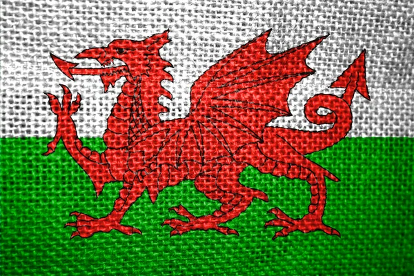 Vlajka Walesu — Stock fotografie