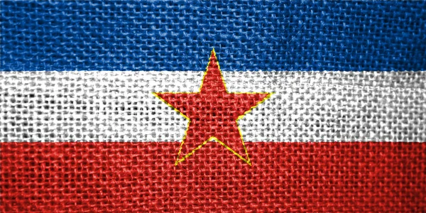 南斯拉夫的旗子 — 图库照片