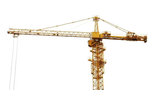 Övre delen av isolerade hissa crane — Stockfoto