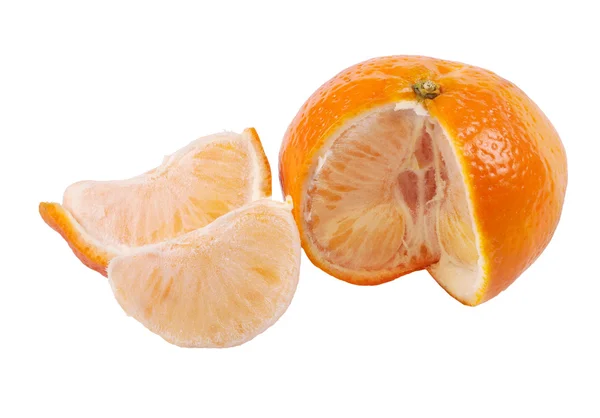 Elszigetelt narancs-mandarin — Stock Fotó
