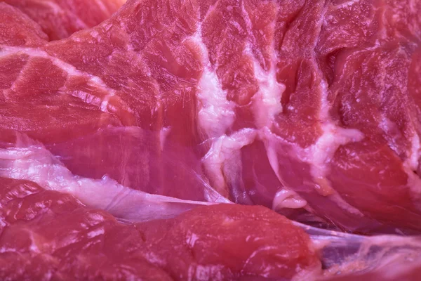 Červené maso pozadí makro — Stock fotografie