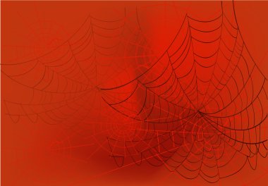 spider red web background clipart