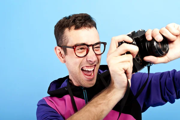 Mannen med kameran — Stockfoto